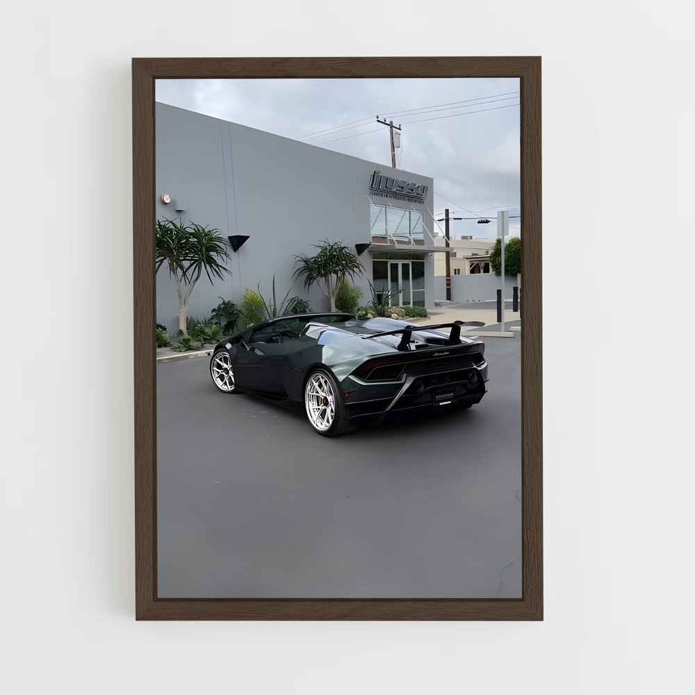 Poster Huracan Noir Performance – affiche Lamborghini (vue 5)